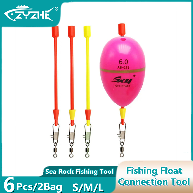 Saltwater Line - ZYZHE 6 piezas/2 bolsas de herramientas