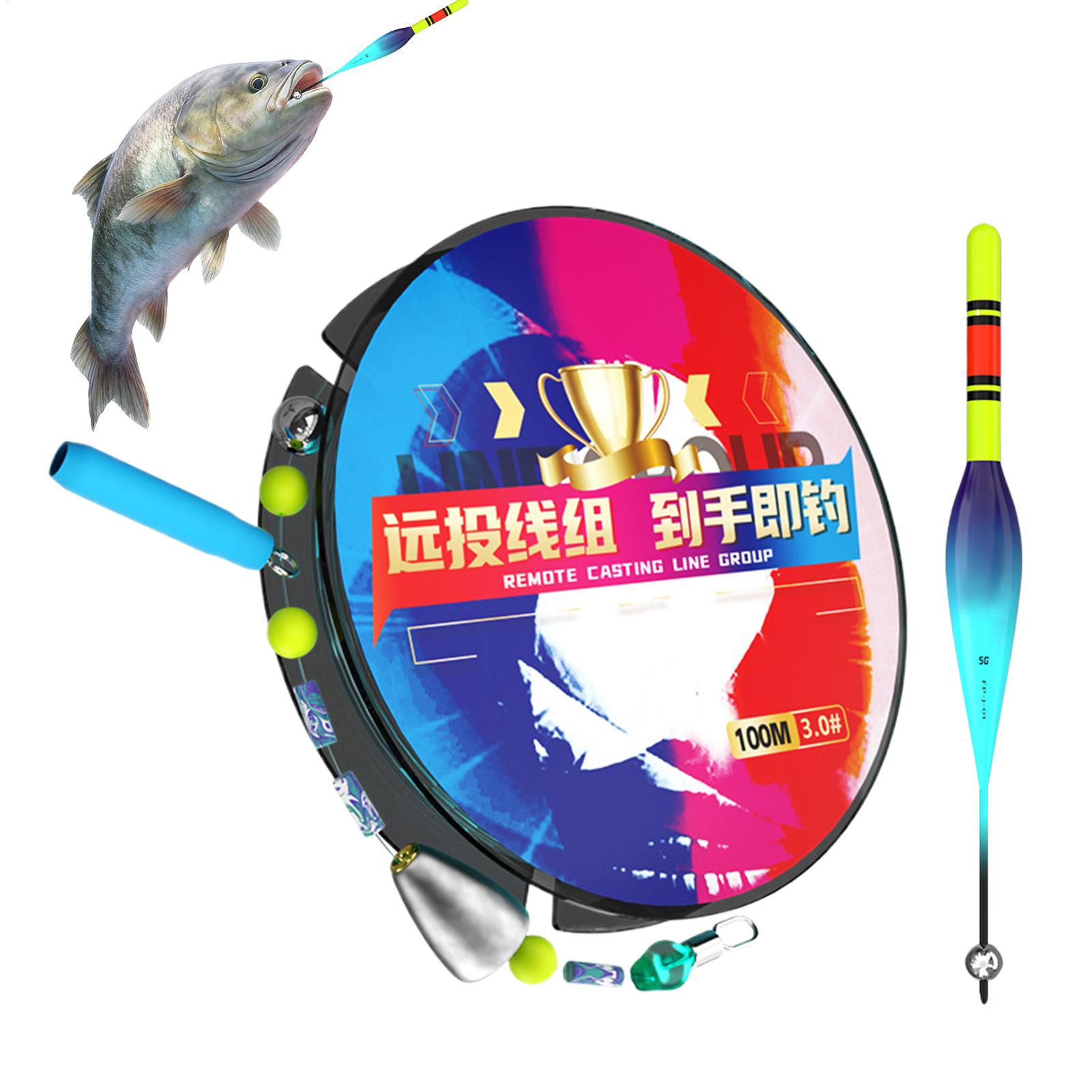Saltwater Line - Kit de Pesca con Flotadores Automáticos,