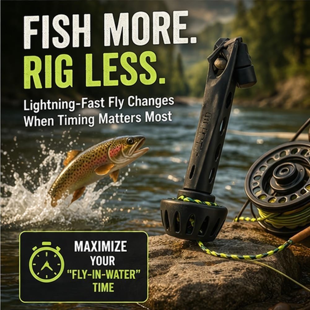 Fishing Line Winder - Enhebrador Magnético Portátil para Moscas, Herramienta