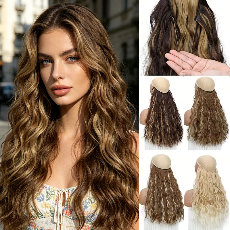 Monofilament Line - Extensiones de Cabello Sintético Largo y