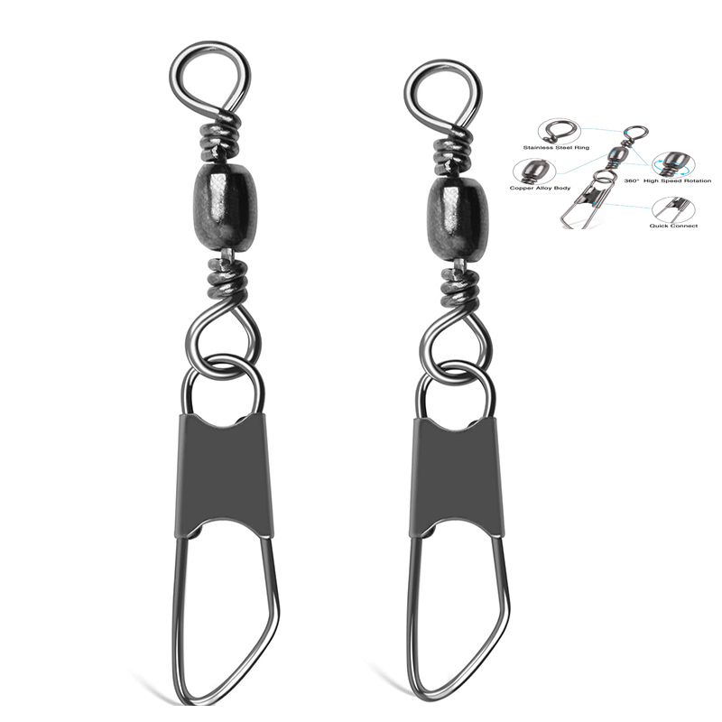 Saltwater Line - 100 Piezas de Conectores de Pesca