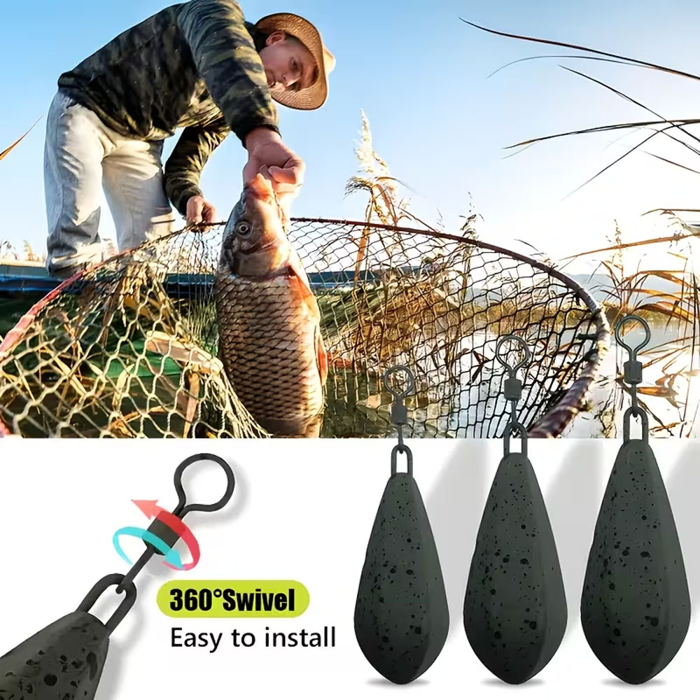 Paquete de 4 plomos de pesca d - Freshwater Line reseña y precio