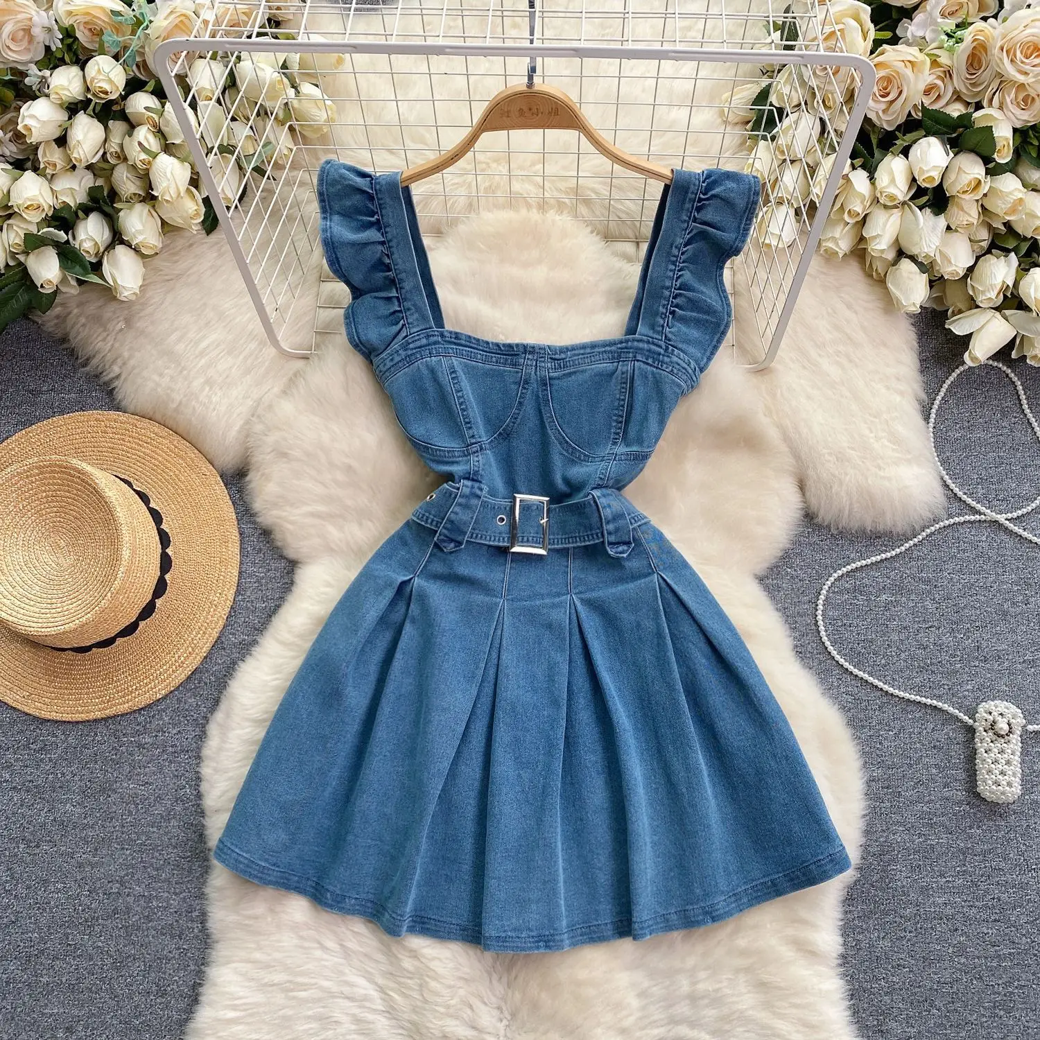 Versión coreana del vestido ha - Fly Line reseña y precio