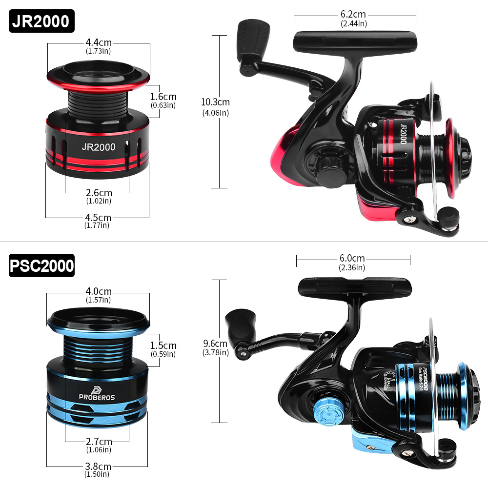 Carrete de Pesca Giratorio de  - Ice Fishing Line reseña y precio