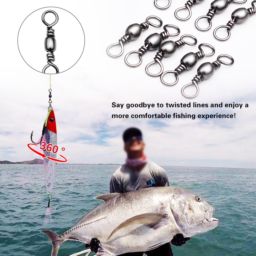100 Uds. Conector giratorio de - Monofilament Line reseña y precio