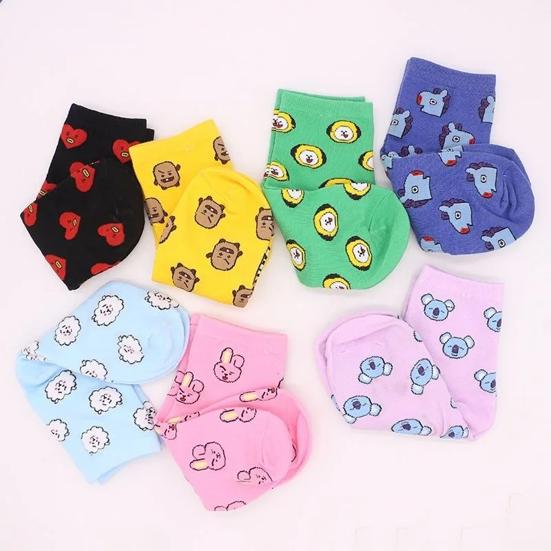 Calcetines Kawaii BT21 de dibu - Tippet Line reseña y precio