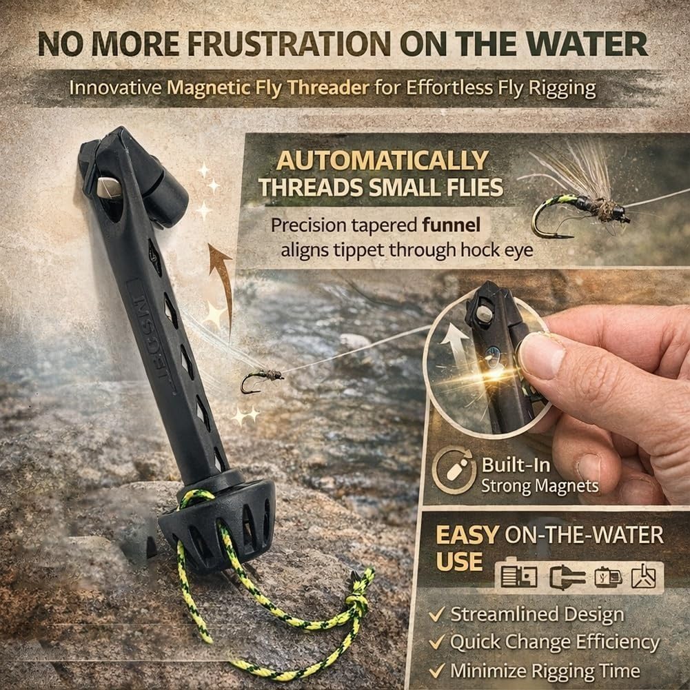 Enhebrador Magnético Portátil  - Fishing Line Winder reseña y precio