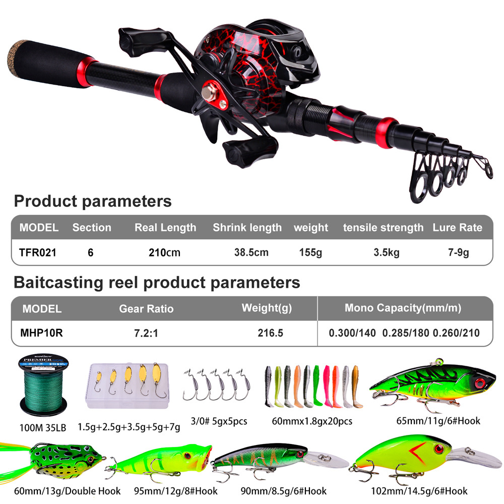 Combo de Caña y Carrete de Pes - Freshwater Line reseña y precio