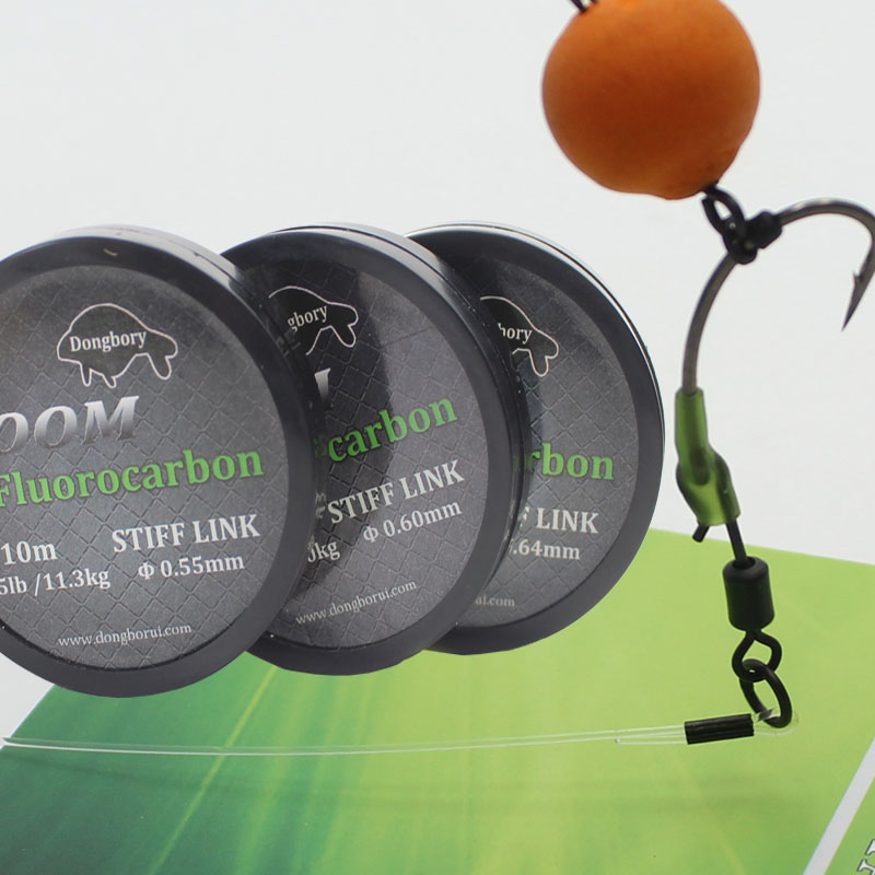 Pesca de carpa Hooklink Boom f - Fluorocarbon Line reseña y precio