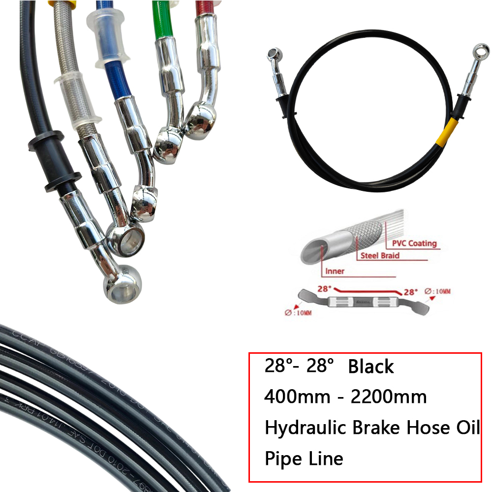 28 ° -28 °   Manguera de Freno - Braided Line reseña y precio