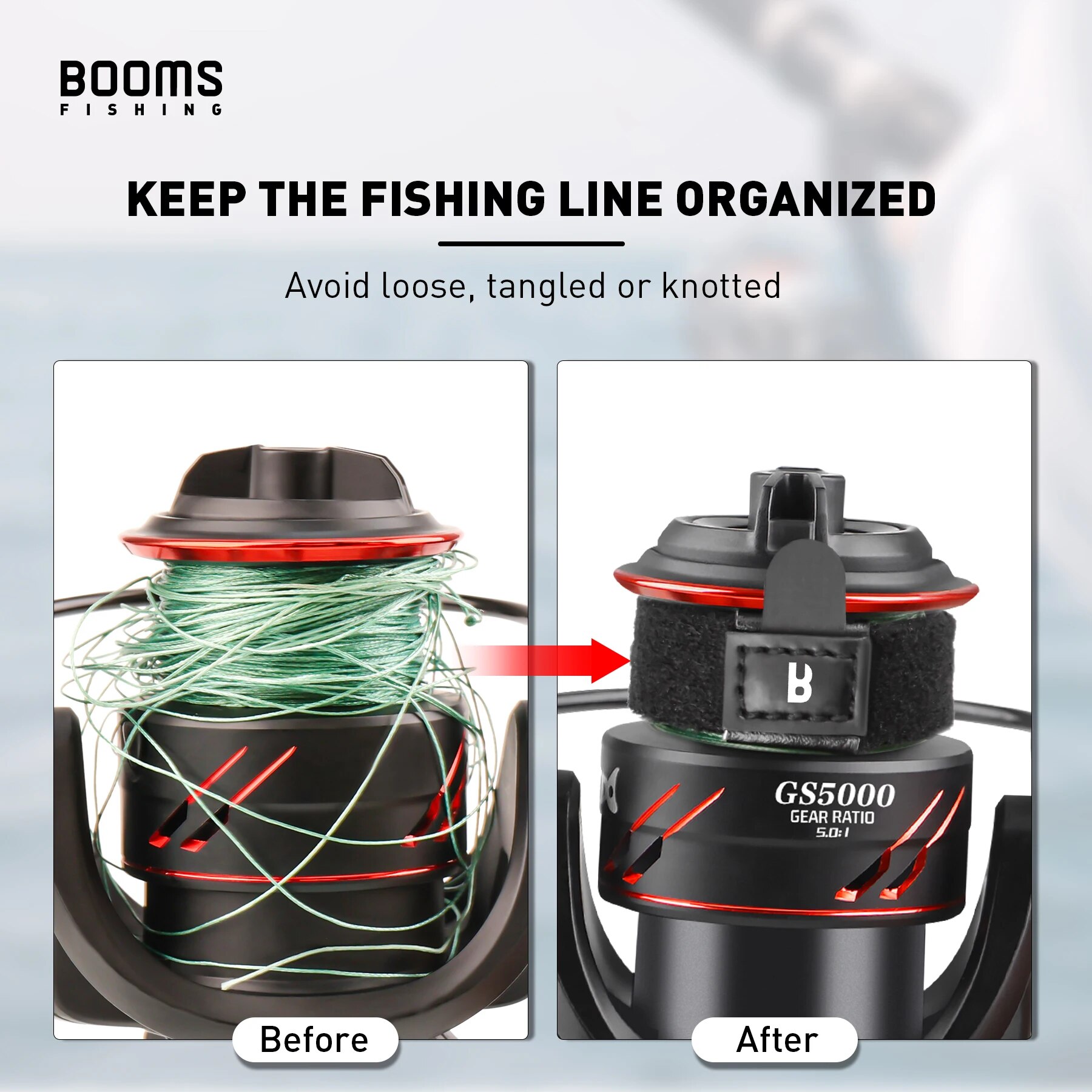Booms Fishing-carrete giratori - Fishing Line Spool reseña y precio