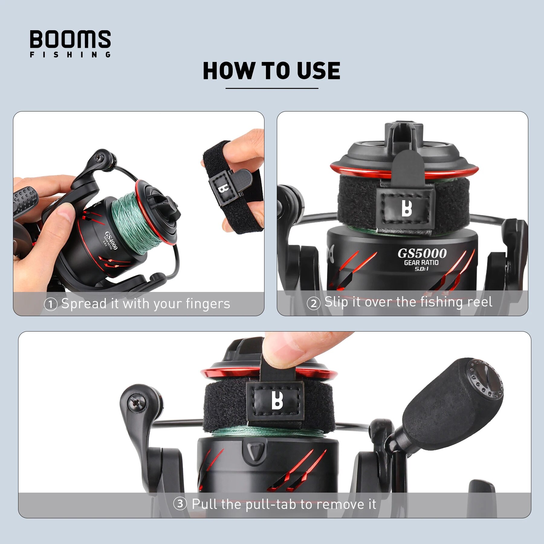 Booms Fishing-carrete giratori - Fishing Line Spool reseña y precio